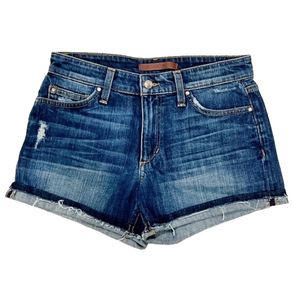 Joe's Jeans Pants - JOE’S JEANS | Dark Denim Distressed Jean Shorts
